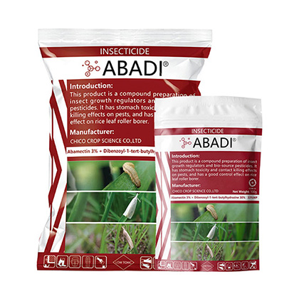 ABADI®Abamectin 3% + Dibenzoyl-1-tert-butylhydrazine 30% 33% WP Insektizid