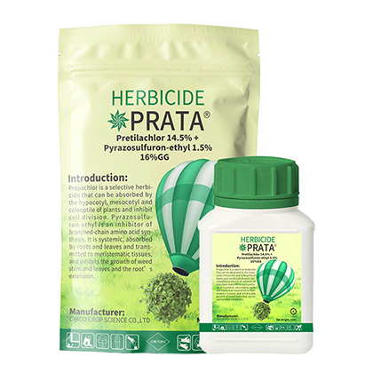 PRATA®Pretila chlor 14,5% + Pyrazo sulfuron-Ethyl 1,5% 16% GG Herbizid